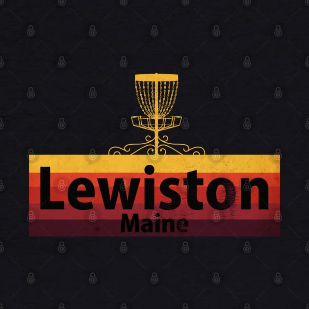 Lewinston Disc Golf Maine by CTShirts